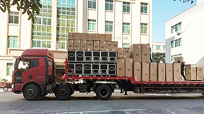 云南省武定县采购了爵士龙民用音响351套民用视频拉杆音响设备